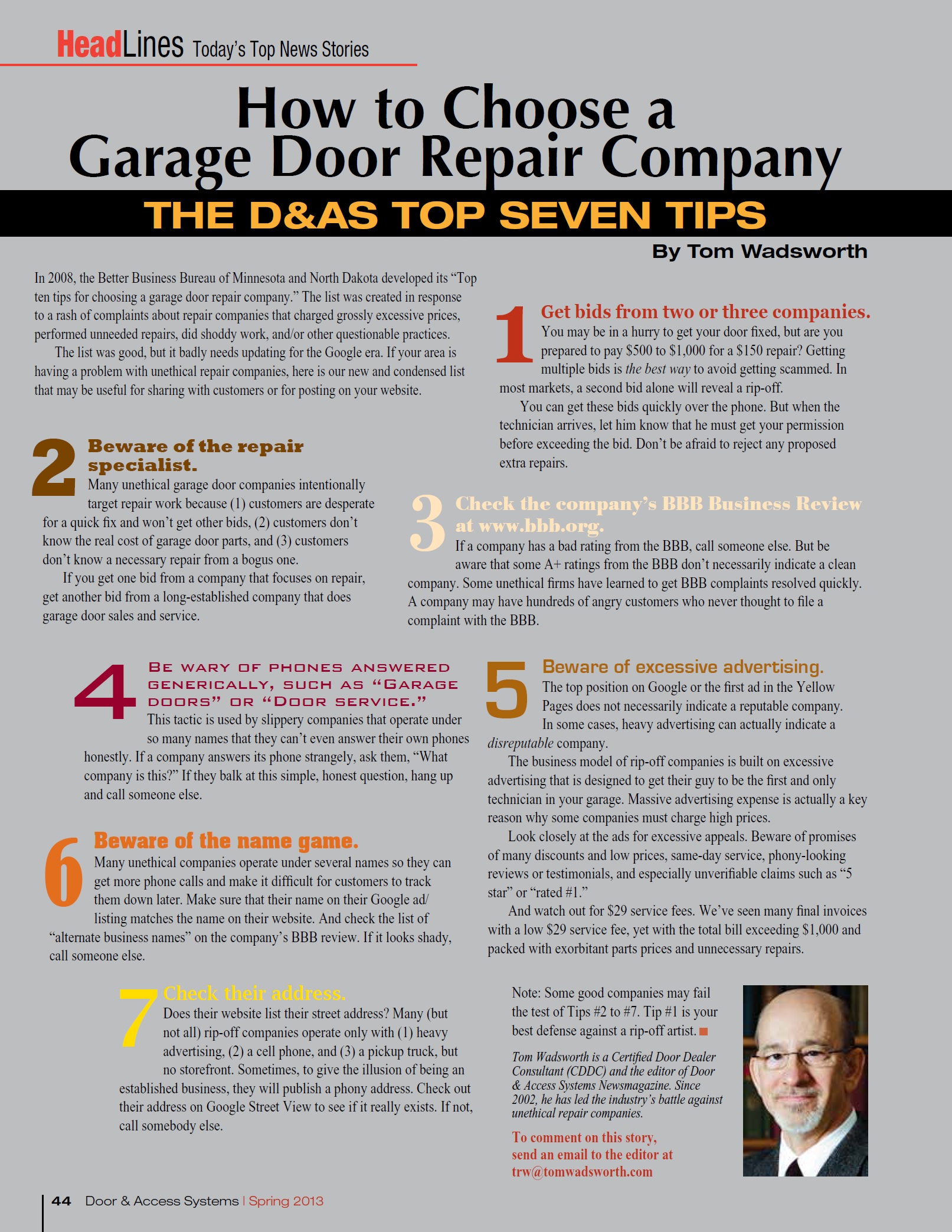 How to choose a garage door repair company (2)